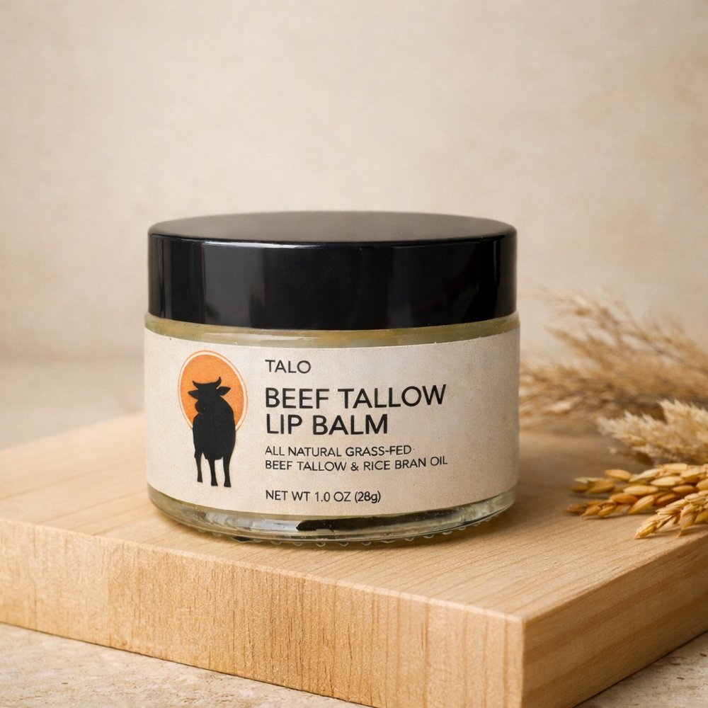 TALO lip balm close up