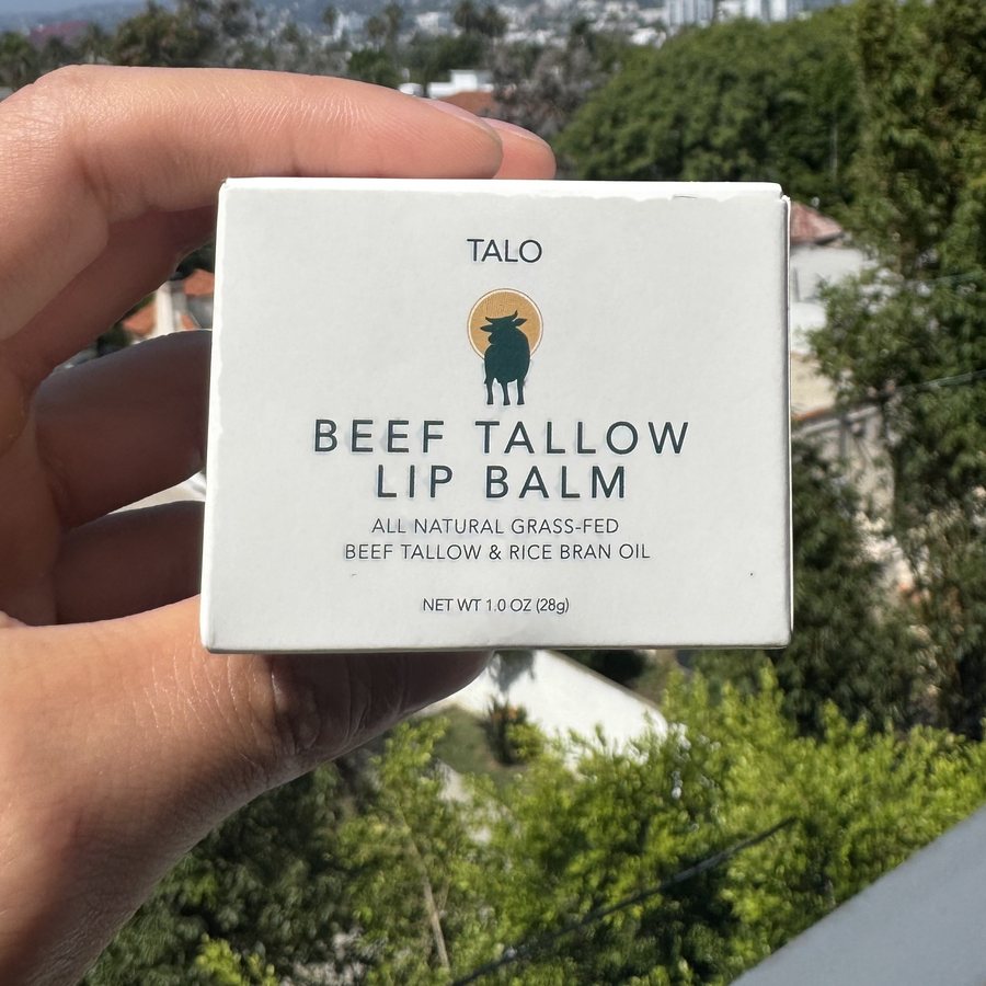 TALO box held in hand